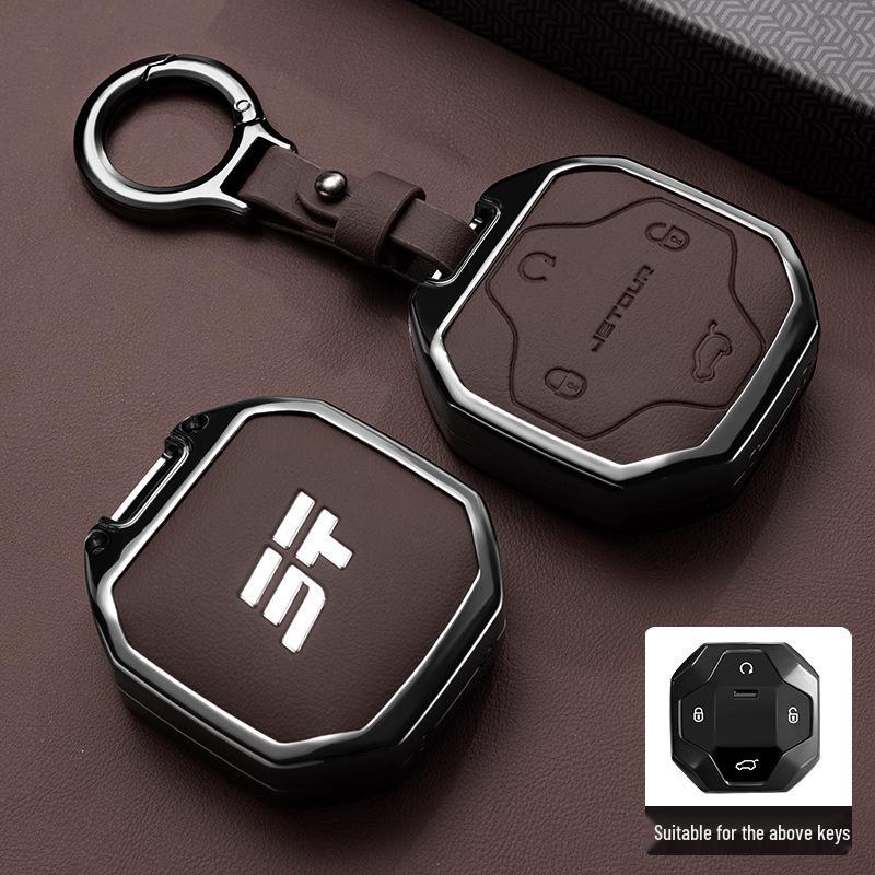 Jetour Traveler & Chery Shan Hai T2 Key Shell: 25 Compatible Models, Full Metal Coverage & Buckle.