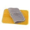 Kitchen Bar Counter Drain Mat Hollow Silicone Mat Kitchen Sink Tableware Drain Mat Insulation and Anti Slip Tea Set Coaster