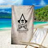 Ultra-Soft Beach Towel with Assassin's Creed Theme,Ideal for Pool - Camping, Diving - Perfect Travel Essential, Vibrant Beach Towel.