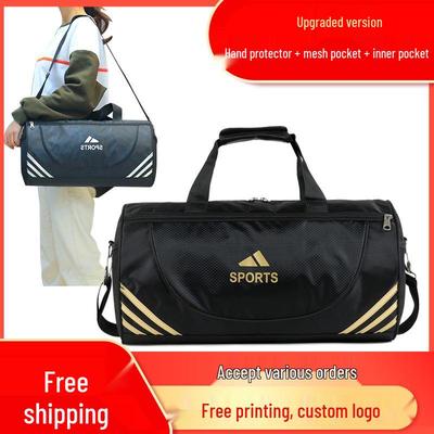 Borsa Sportiva Cilindrica per Taekwondo, Nuoto, Fitness - Logo Personalizzabile, Borsa da Viaggio Portatile