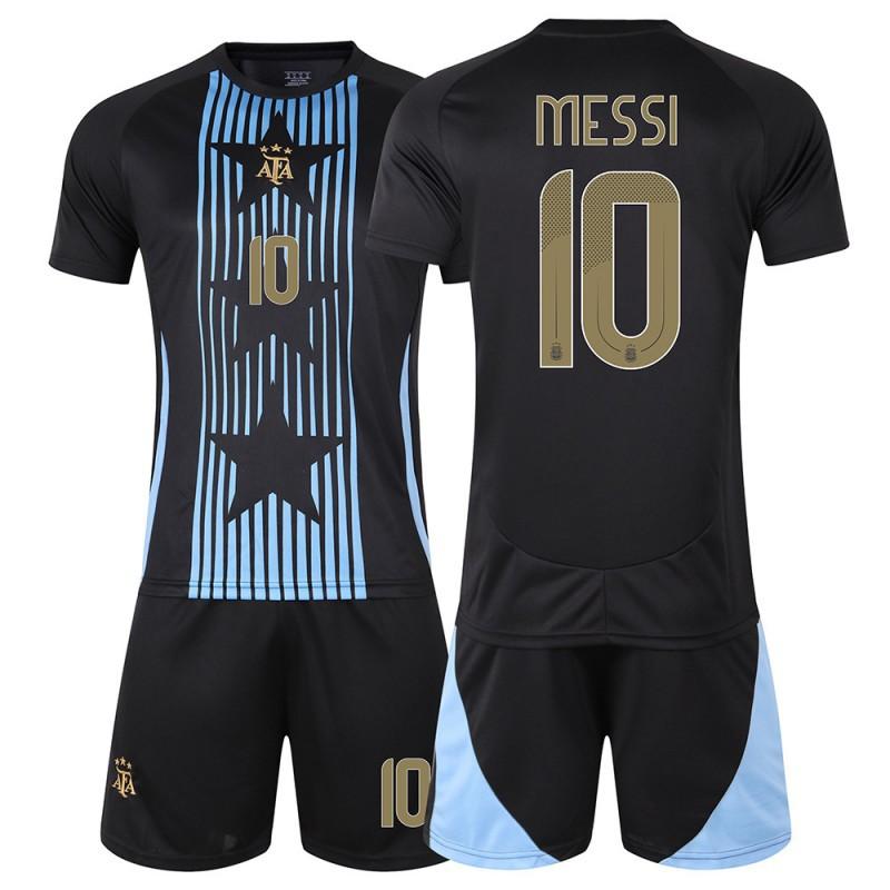 2425 Maglia da Calcio Argentina N.. 10 Messi 11 Di Maria Coppa America Set Maglia da Allenamento
