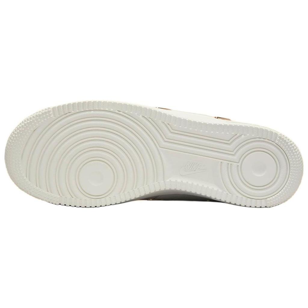 Nike Air Force 1 07 LX Mini Swoosh - Růžová pěna Dámské tenisky Plachetnice Metalická-zlatá Bledě-vanilková IB2574-600