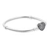Pandora Moments Brilliant Love and Snake 925 Silver Bracelet Women's Silver 590727CZ