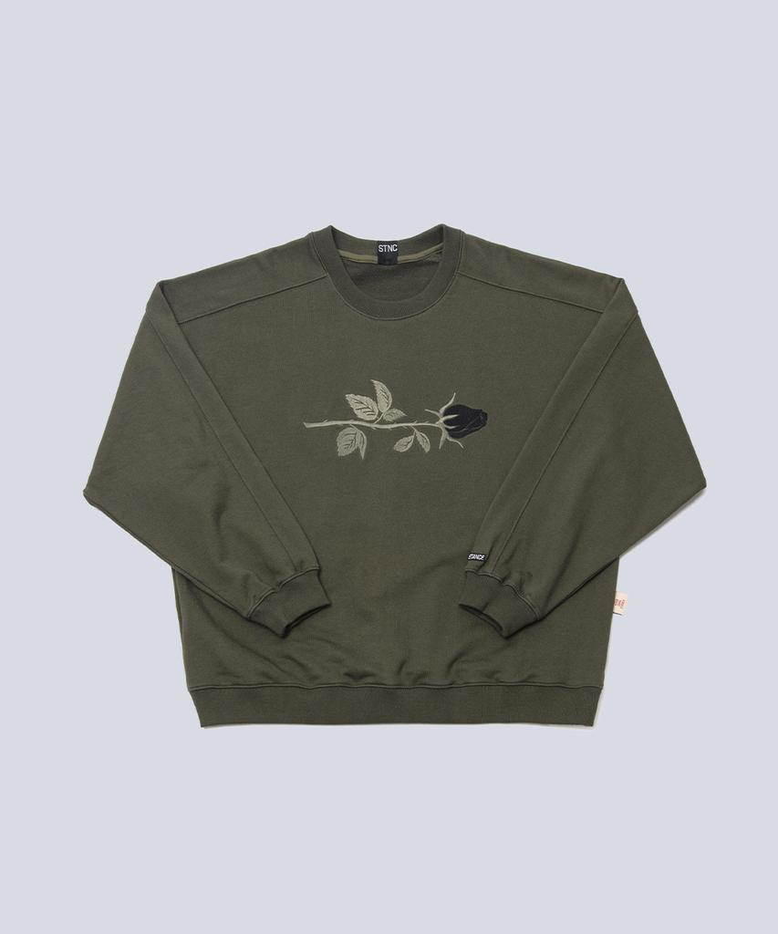 Seutenseuseoul Rose Lined Box Top (Olive)