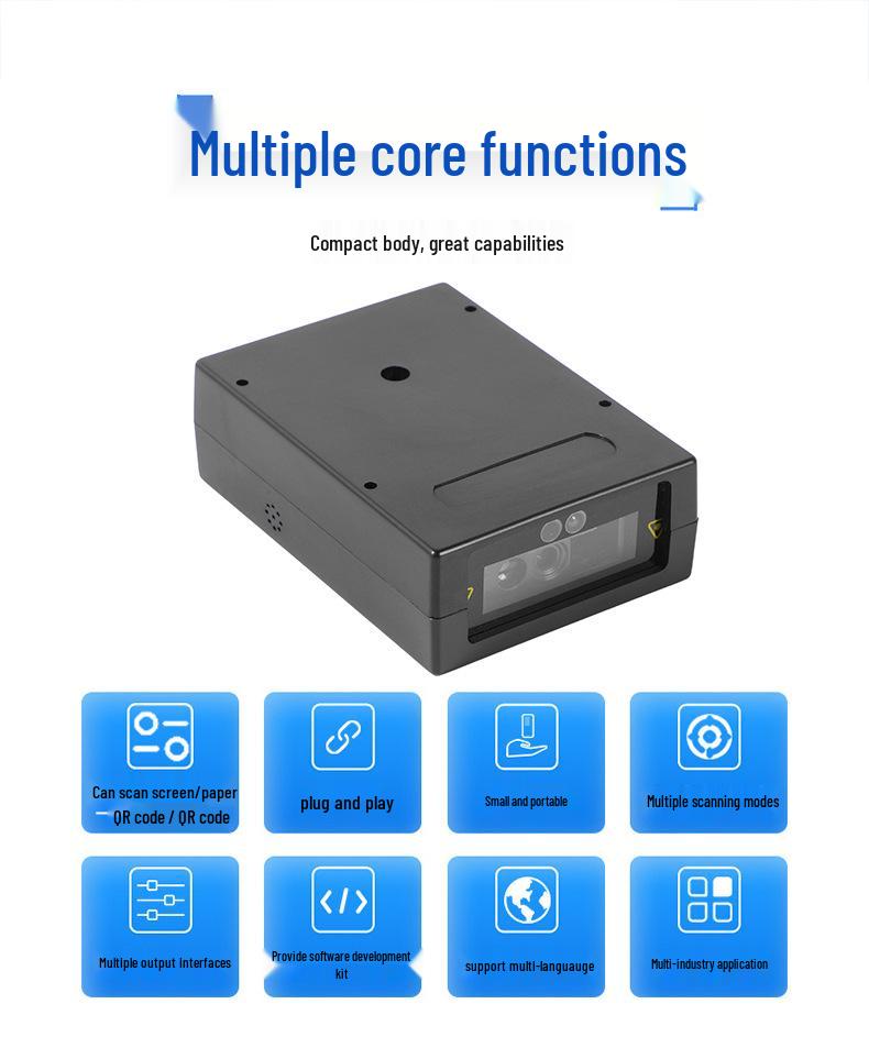 2D Scanning Module for Supermarket Gates and Screen Identification