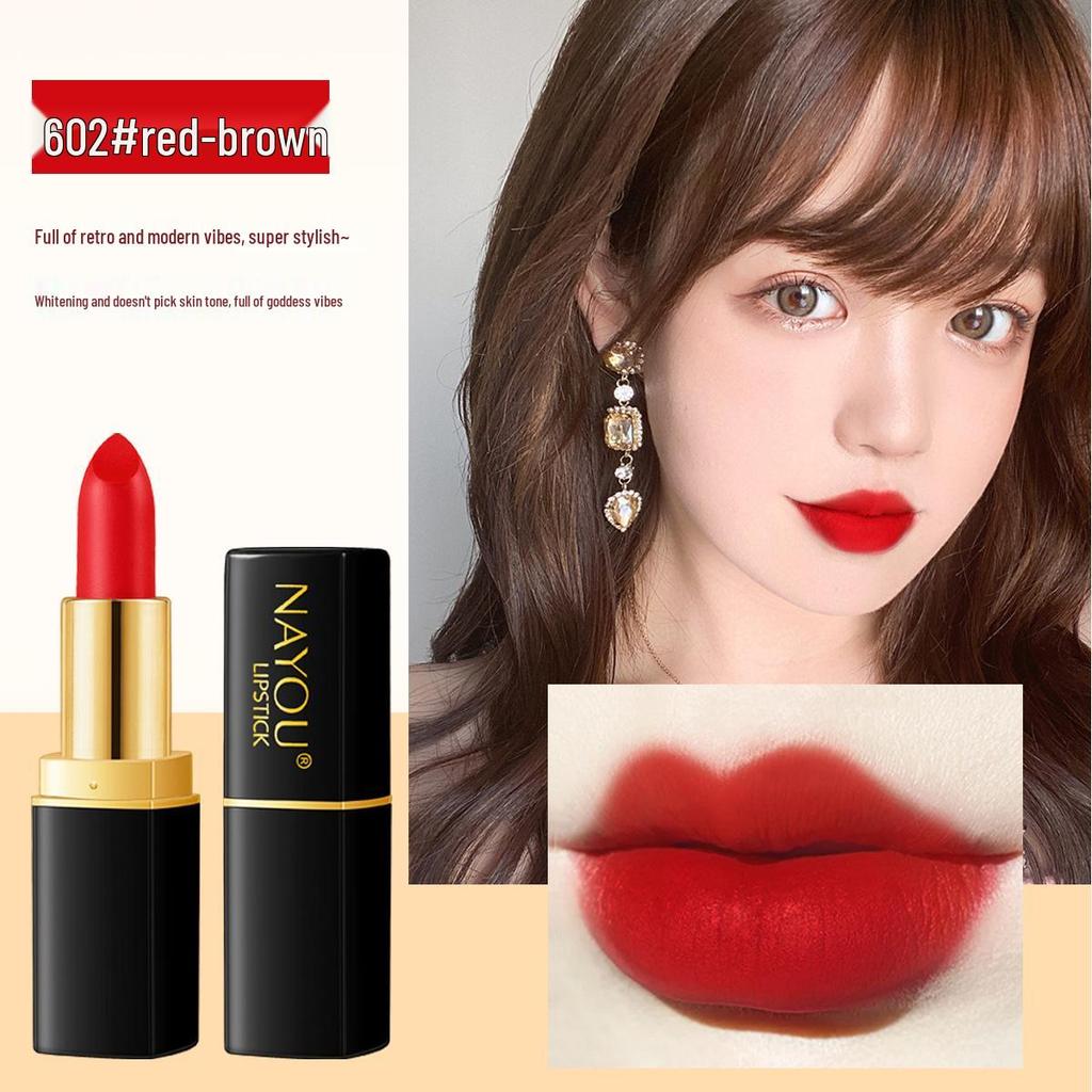 NAYOU Moisturizing Lipstick: Hydrating, Easy To Apply, Non-Staining Student-Friendly Balm