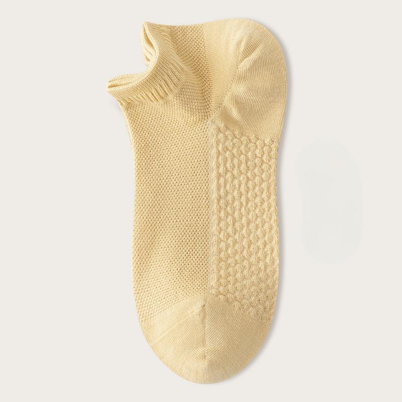 Women's Autumn Short Socks, Antibacterial, Shallow-mouthed, Sweat-absorbing, Breathable and Non-removable, As Well As Summer Boat Socks
