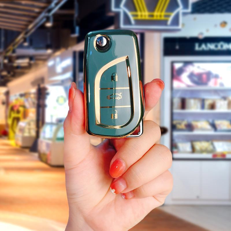 Toyota TPU Key Case for Corolla, Camry, Levin, Avalon, RAV4, C-HR, Highlander