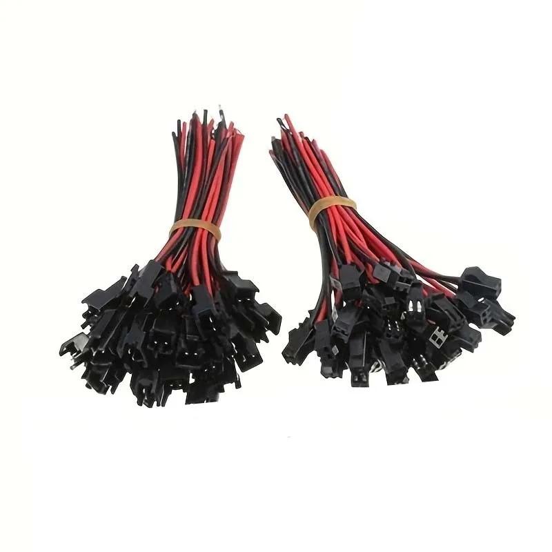 10 Pairs 2/3/4/5pin SM JST 15cm Cable Female/Male Connectors for Led Strip RGB 5050 3528 WS2801 APA02 WS2815 WS2813