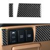 Carbon Fiber Interior Parts for Honda Accord 03-07: Steering Wheel, Window Lifters, Center Console, and Instrument Panel.