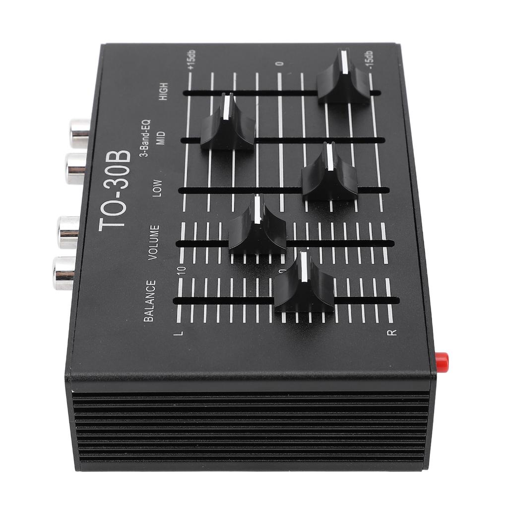 EQ Equalizer Stereo High Medium Low 3 Band Sound Channel Balance Volume Control Preamp