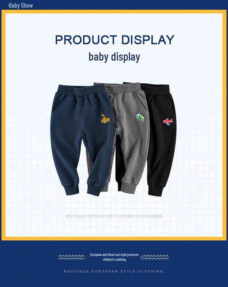 27KIDS Children's Autumn Sports Pants - Boys' Casual Long Pants