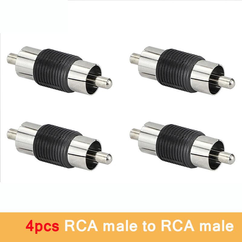 4Pin M12 Aviation Head Male/Female To RCA DC  Male Female Connector Cable Plug Cord Converter For Car Rear Camera Monitor
