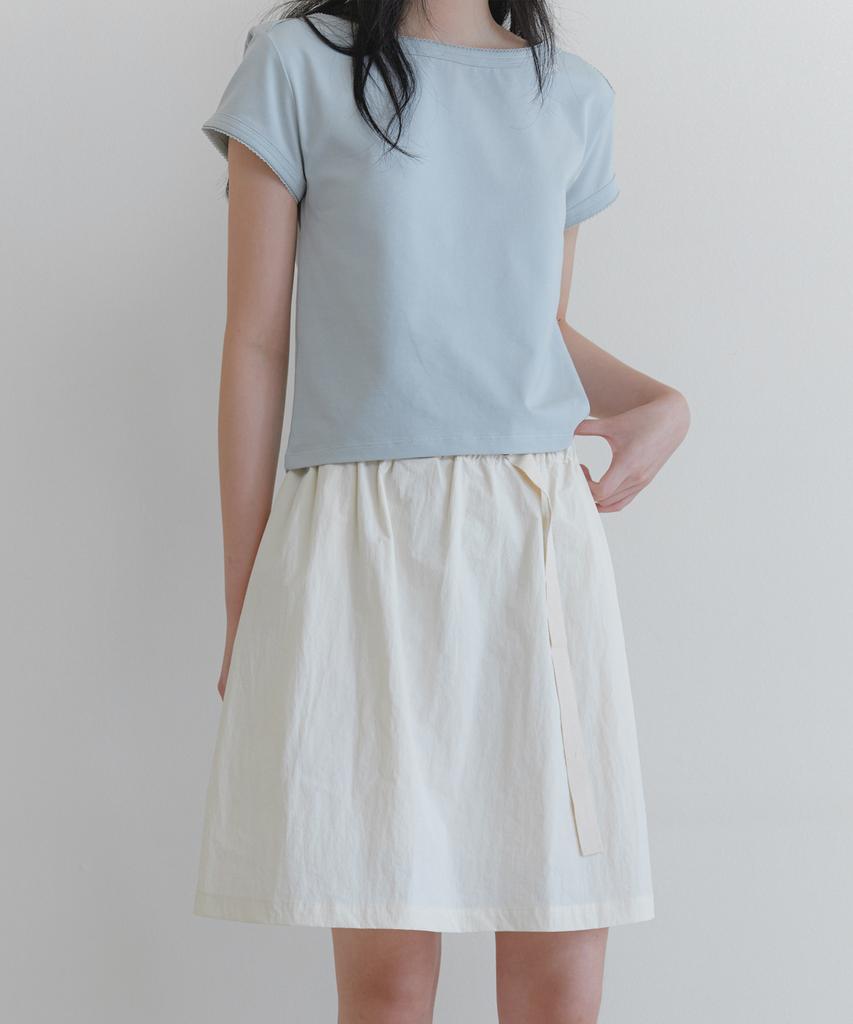 Yulago Nylon Belted Banding Skirt
