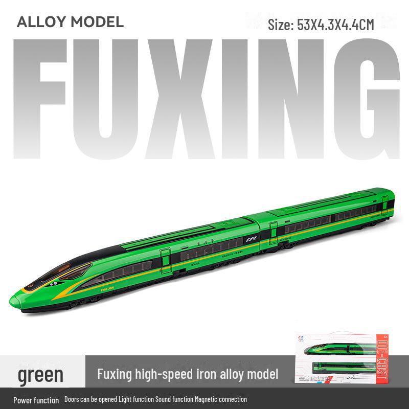 

Модель скоростного поезда Fuxing из сплава - игрушка для сборки и моделирования для мальчиков