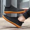 FashionMen Shoes slip on summer Mesh Sneakers Husband Slip-On Casual Shoe breathable Soft Soed Walking Shoes Mommy Shoes Mens Sneakers