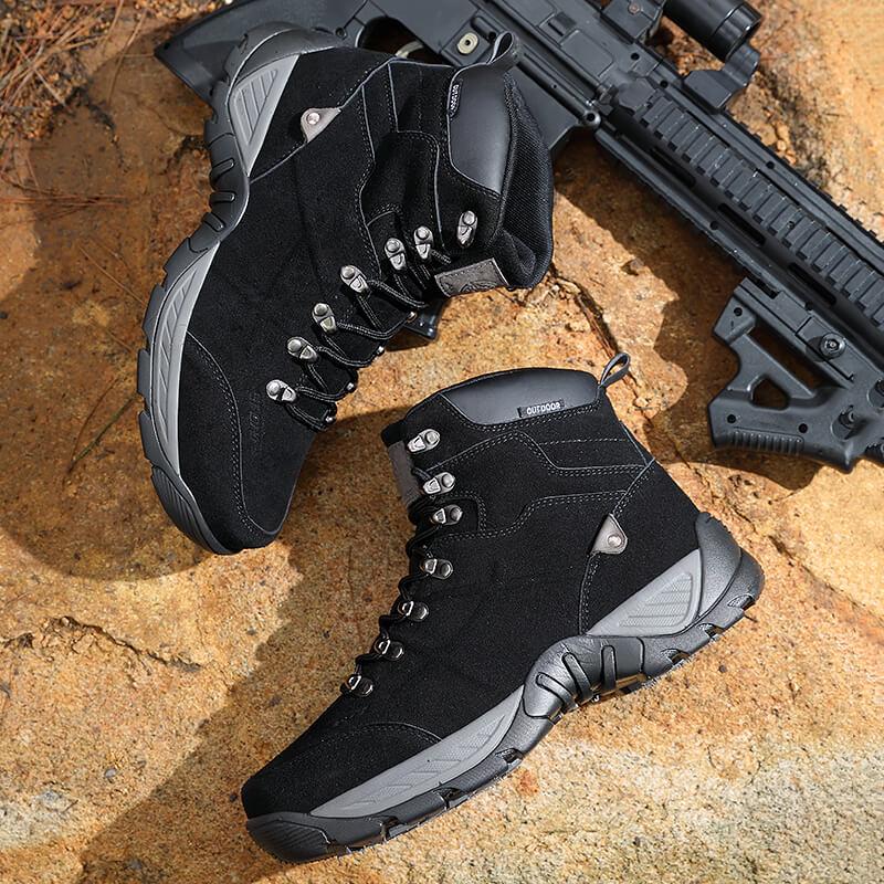 High Top Tactical Boots Outdoor Climbing Training Shoes Men Women Hiking Camping Ultralight Breathable Combat Army...