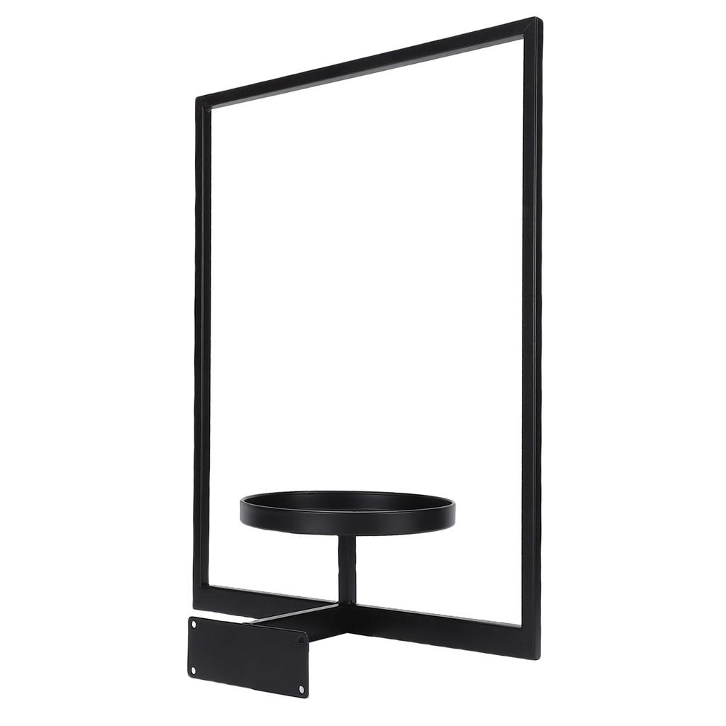 3pcs Wall Plant Holder, Metal Picture Frame Wall Mounted Shelf, Window Plant Shelves Hanging Plants Stand for Indoor Outdoor Decor Living Ro