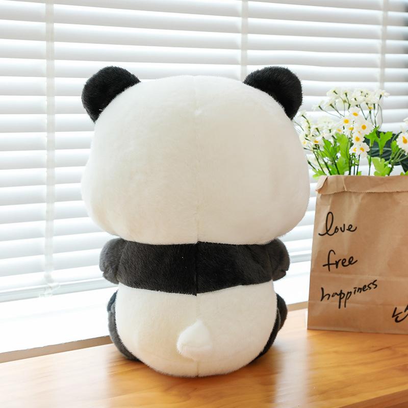 Cute Bottle Panda Plush Toy Children's Soothing Doll Zoo Souvenir Car Ornament Sleeping Pillow