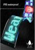 LED Bluetooth Full Color Waterproof Flexible Emoji Car Screen