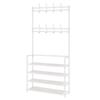 Multi-Layer Shoe Rack Doorway Clothes Hanger High Stability Simple Installation Shoes Shelf