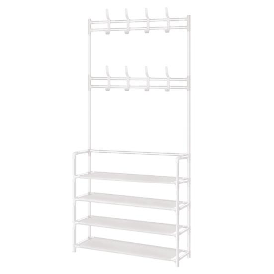 Multi-Layer Shoe Rack Doorway Clothes Hanger High Stability Simple Installation Shoes Shelf