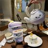 Plush Cake Teapot Kettle Cake Plush Doll Birthday Christmas New Year Gift Cute