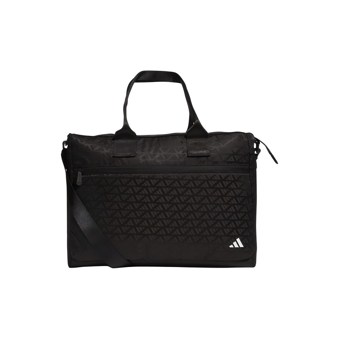 Adidas Recycled Polyester Shoulder Bag, Crossbody Bag, Handbag Unisex Black White One Size белый