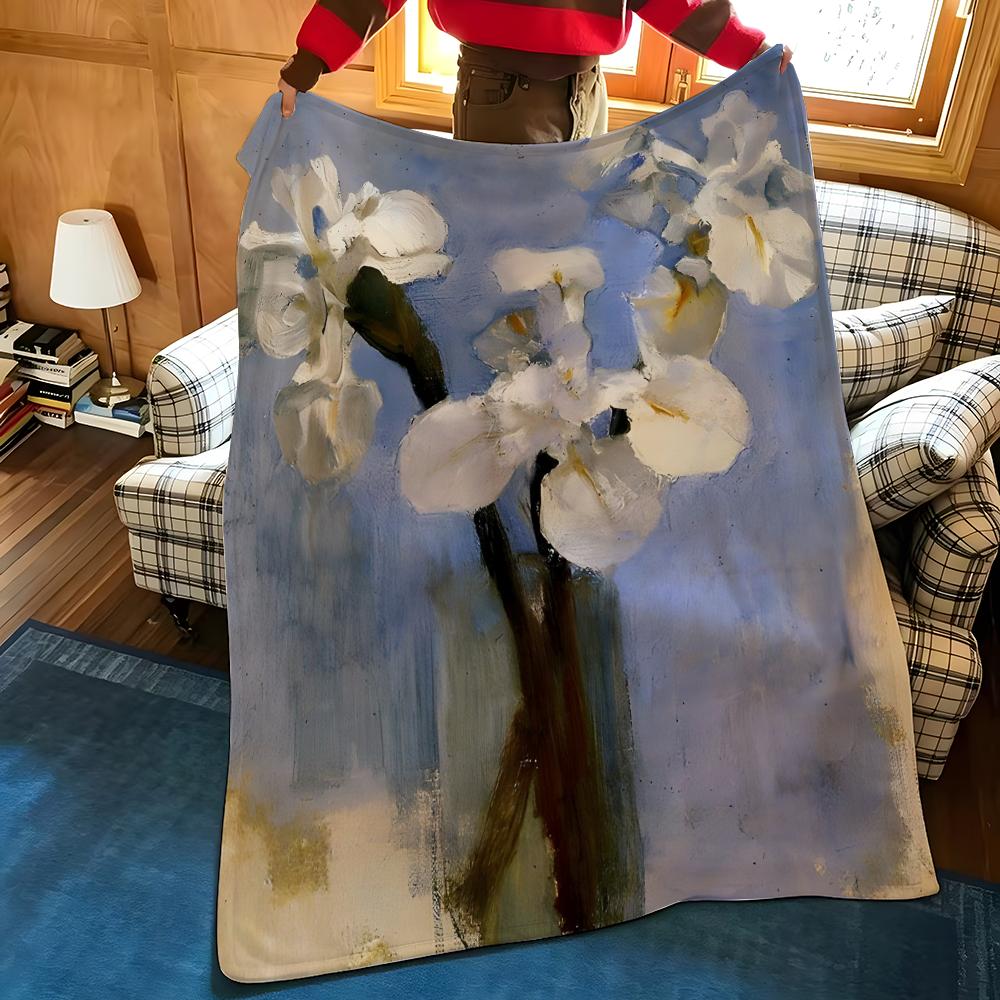 Künstler M-Mondrian Kuscheldecke Flanell Gemütlich Druck Tragbar Langlebig Maschinenwaschbar niedlich Cool
