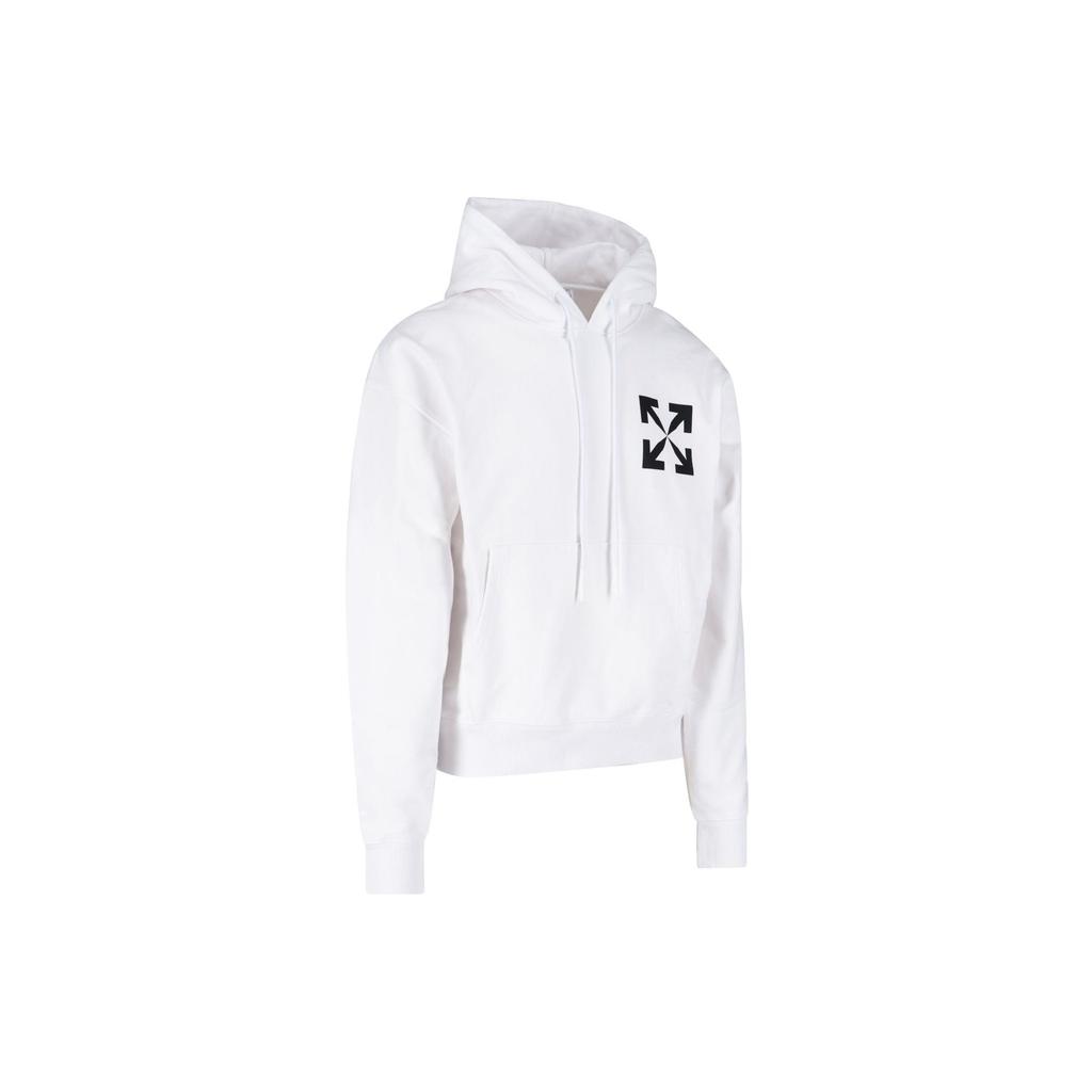 Men's Off-White Logo Pattern Printing White OMBB037C99FLE0080110