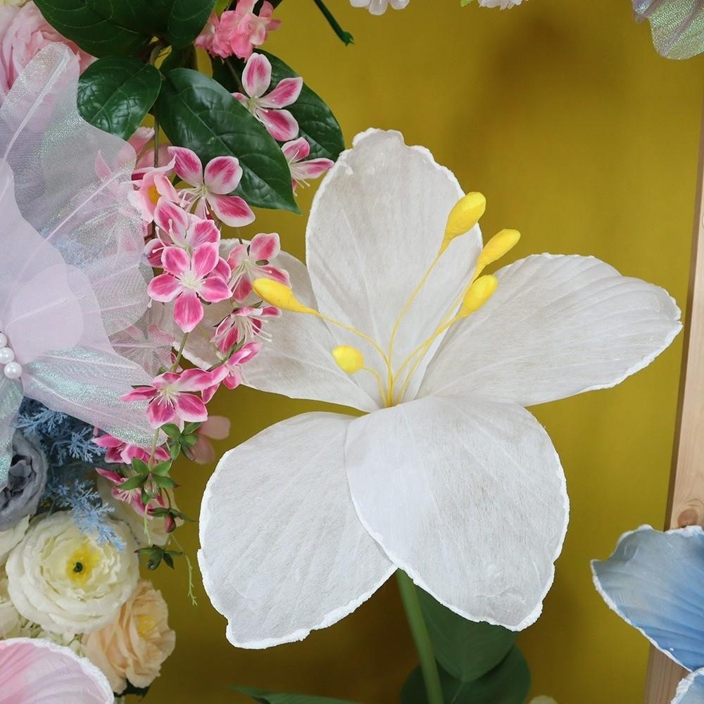 50cm Velvet Flower Large Scale Fake Flowers Venue Scenery Osmanthus Foam Flower  Display Window