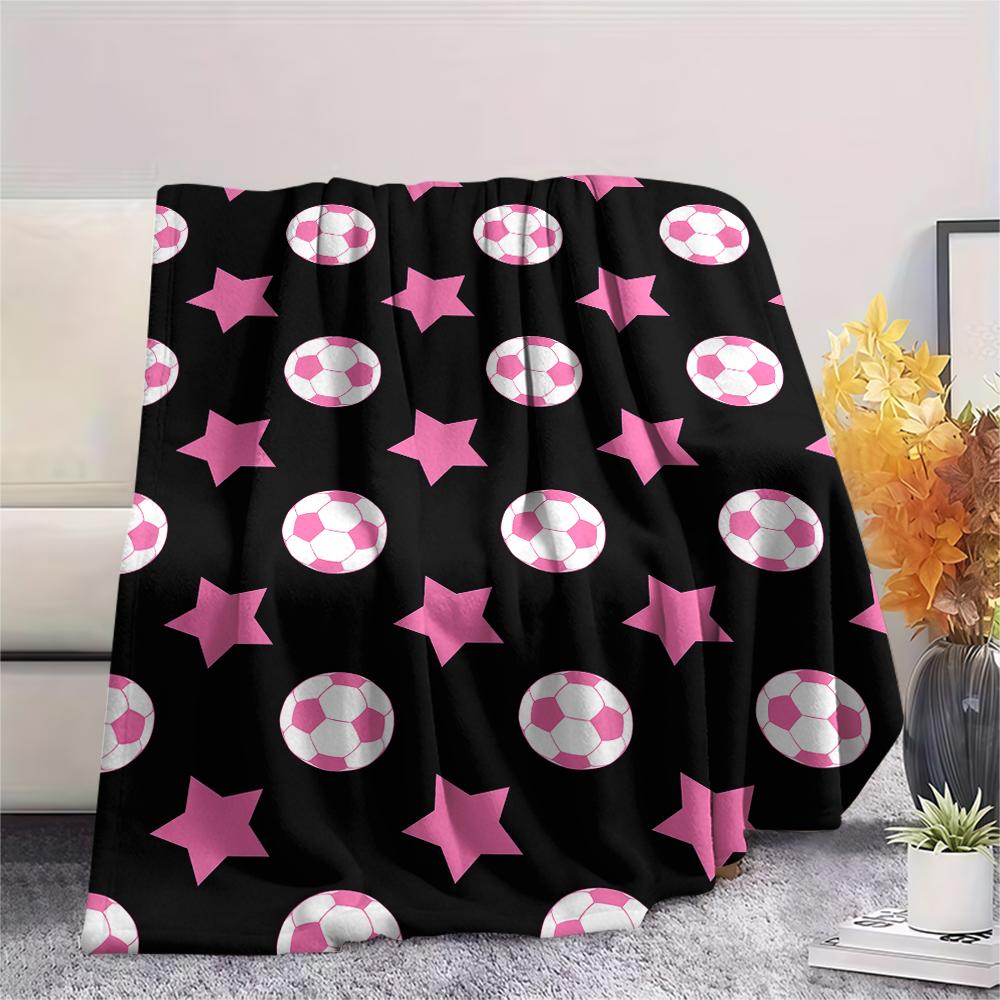 Star Pattern Print Flannel Blanket,High Quality Comfortable for All Seasons,Home Decor,Warmth and Comfort,Perfect for Christmas Gifts