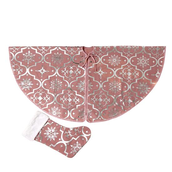 Tree Skirt Base Unique Lightweight Long Lasting Tree Mat Beautiful Snowflake Pattern Tree Carpet Tree Carpet Christmas Decor