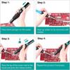 STONEGO Electric Soldering Iron Kit with Tin Suction Device Tin Suction Gun Tool Set for Soldering Repair