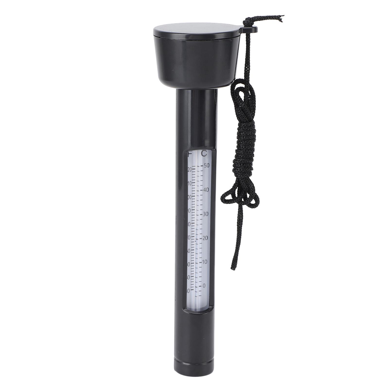 

Floating Pool Thermometer for Water Temperature Round Swimming Pool Thermometer with String for Outdoor Indoor Spas Hot