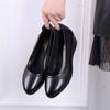 Chunqiu Women's Shallow Single Shoes Spring Thick Heel Tooling Women's Shoes Foot Cover Professional Work Shoes Pointed Commuter Shoes