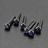 6 Pcs Acoustic Guitar Bridge Pins with Abalone Dot Guitar Replacement Part Various Style Bridge Pins Use for Folk Guitar