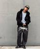 AMOU Bone Horse Sweat Pants Black