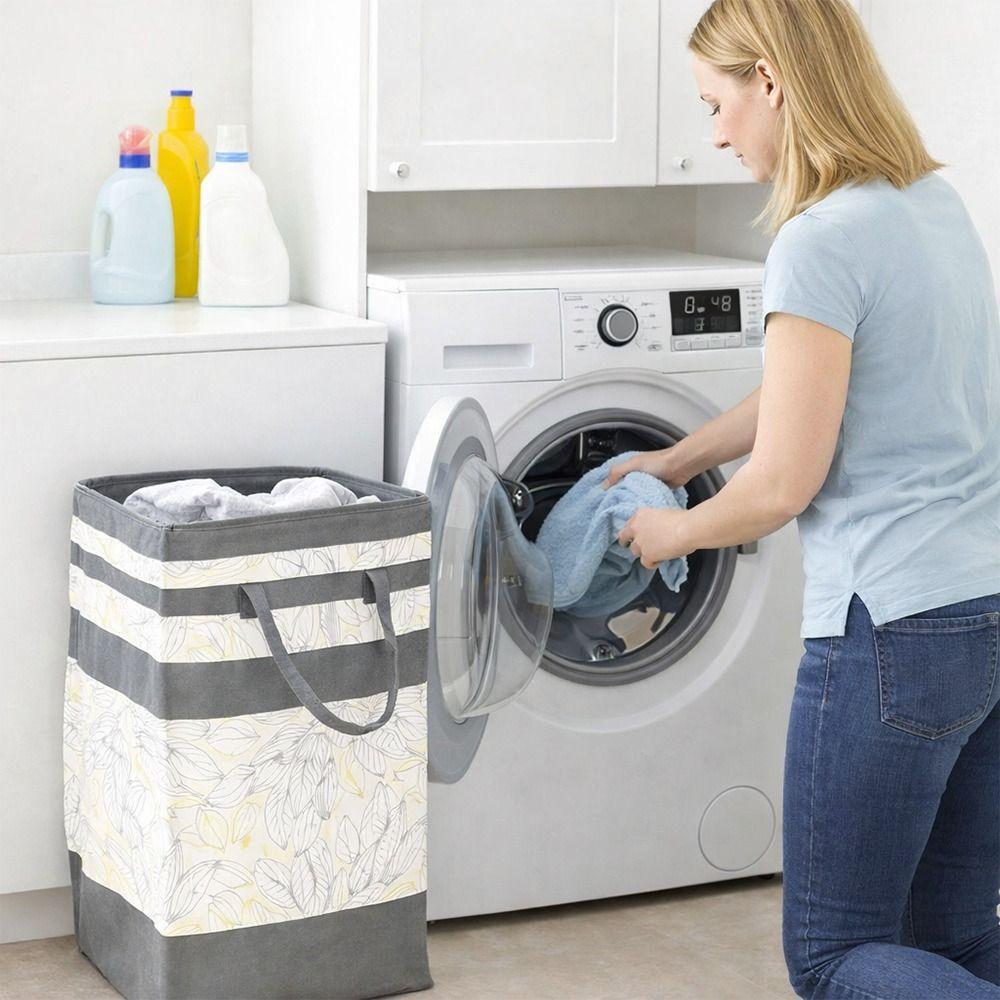 Foldable Laundry Basket Waterproof Large Capacity Toy Storage Organizer Washable Moisture-proof Laundry Storage Bucket