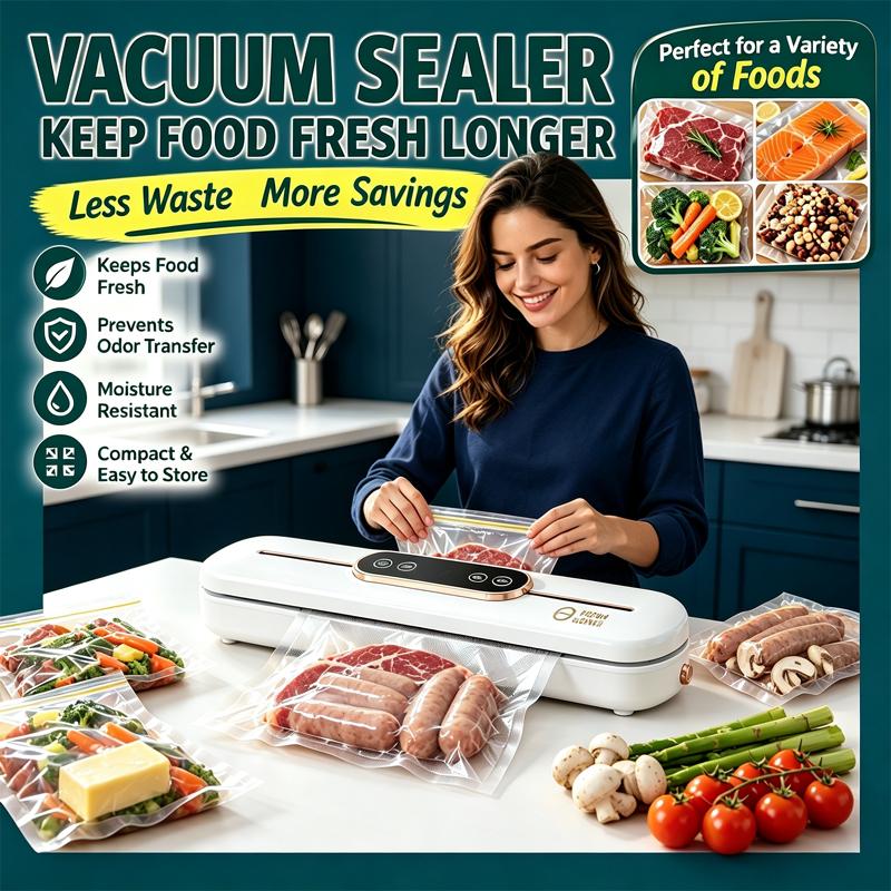 Mini Vacuum Sealer for Food Preservation – Compact Household Packing Machine