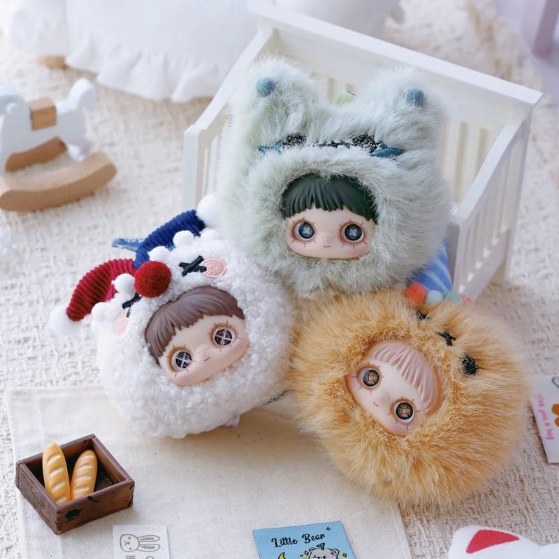 Originální MayMei Crazy Circus Plyšový Slepý Box Plněná Panenka Taška Přívěsek Stolní Dekorace Roztomilá Trendy Hračka Tajemná Plyšová Hračka Dárky