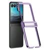 For Motorola Razr 60 Case Hinge Design Electroplating PC Clear Phone Cover
