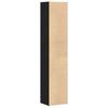 Bookshelf Black Oak Effect 36 x 30 x 171 cm Engineered Wood
