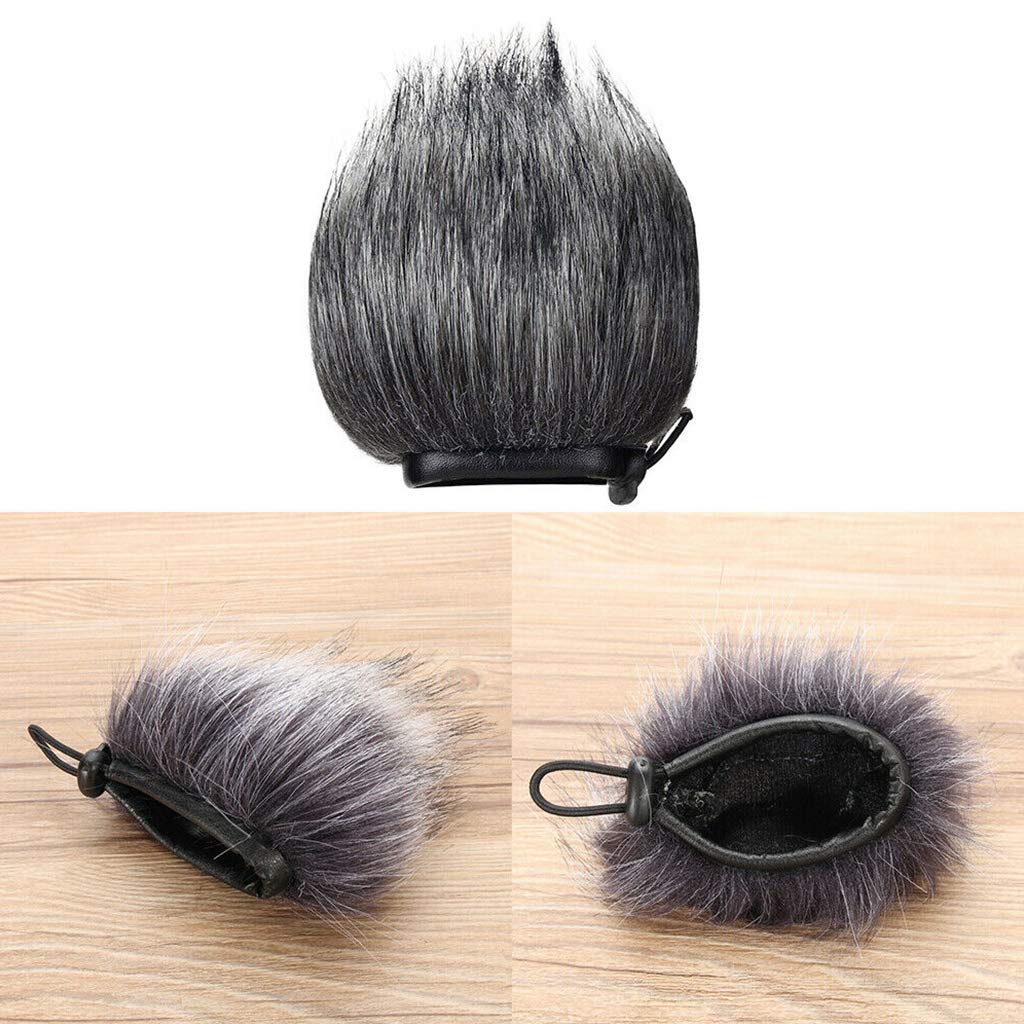 Vauqra Microphone Front Glass Wind Noise Cancellation Zoom H1 Outdoor Detachable Windshield