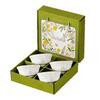 Tulip Ceramic Tableware Set: Includes Bowl, Plate, and Spoon for Housewarming or Wedding Gift.