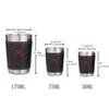 4pcs/set Vodka Cup 304 PU Holster Russia Stainless Steel Mini Wine Tumbler Portable Personalized 30ml/75ml/170ml Shot Glass Set