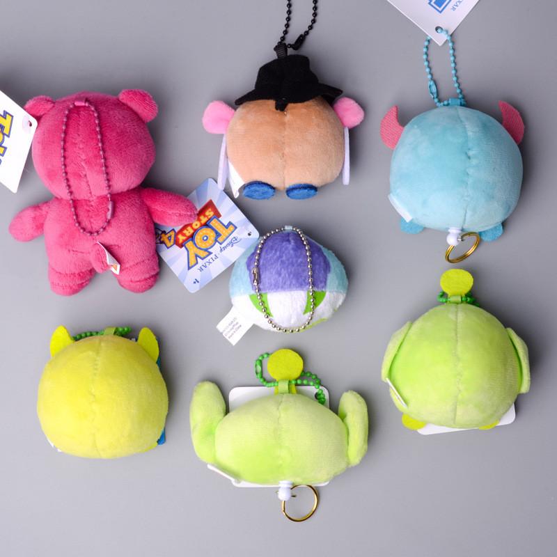 Buzz Story Toy Lightyear Strawberry Bear Plush Toy Pendant Buckle Telescopic