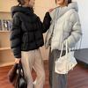 High Fluffy White Duck Down Puff Feeling Hooded Down Jacket Women's Winter Fashion Small Thickened Bread Jacket Tide