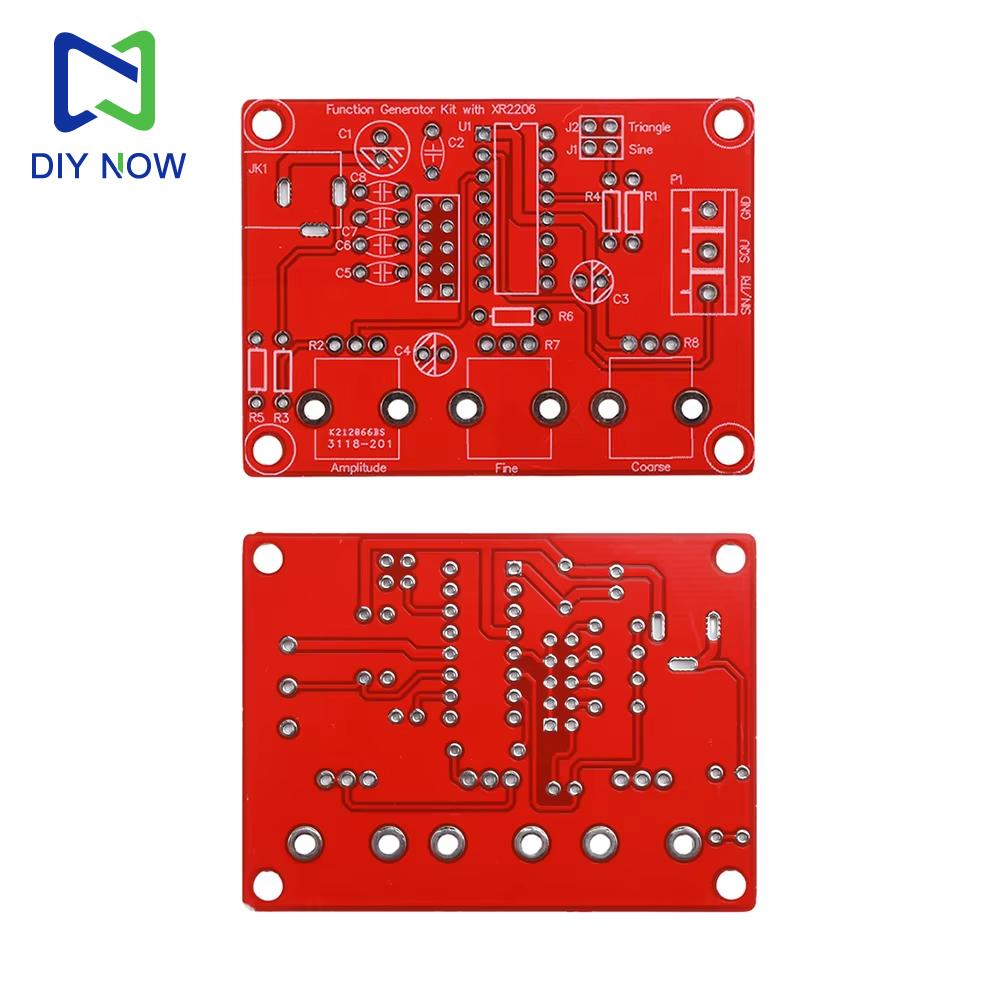 XR2206 High Precision Signal Generator DIY Kit Sine Triangle Square Waves 1Hz 1MHz Frequency Range Adjustable Frequency