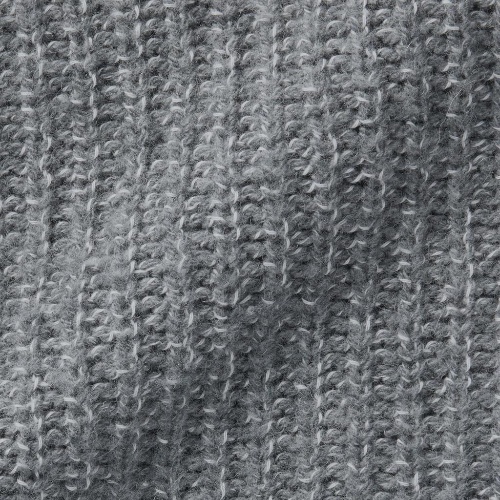 MUJI Yak Blend Mock Neck Size S Women's Cardigan, Gray, (BA1PPA4A)